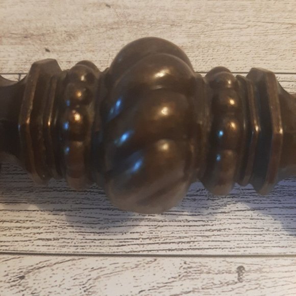 Ornate Oil Rubbed Bronze Finish Drawer Pull 4" CTC Empire Style - Picture 4 of 10